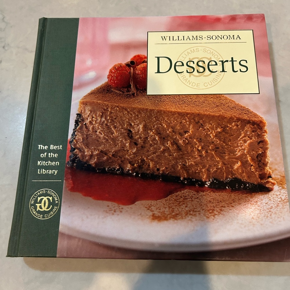 Williams Sonoma Green Dessert Recipe Book